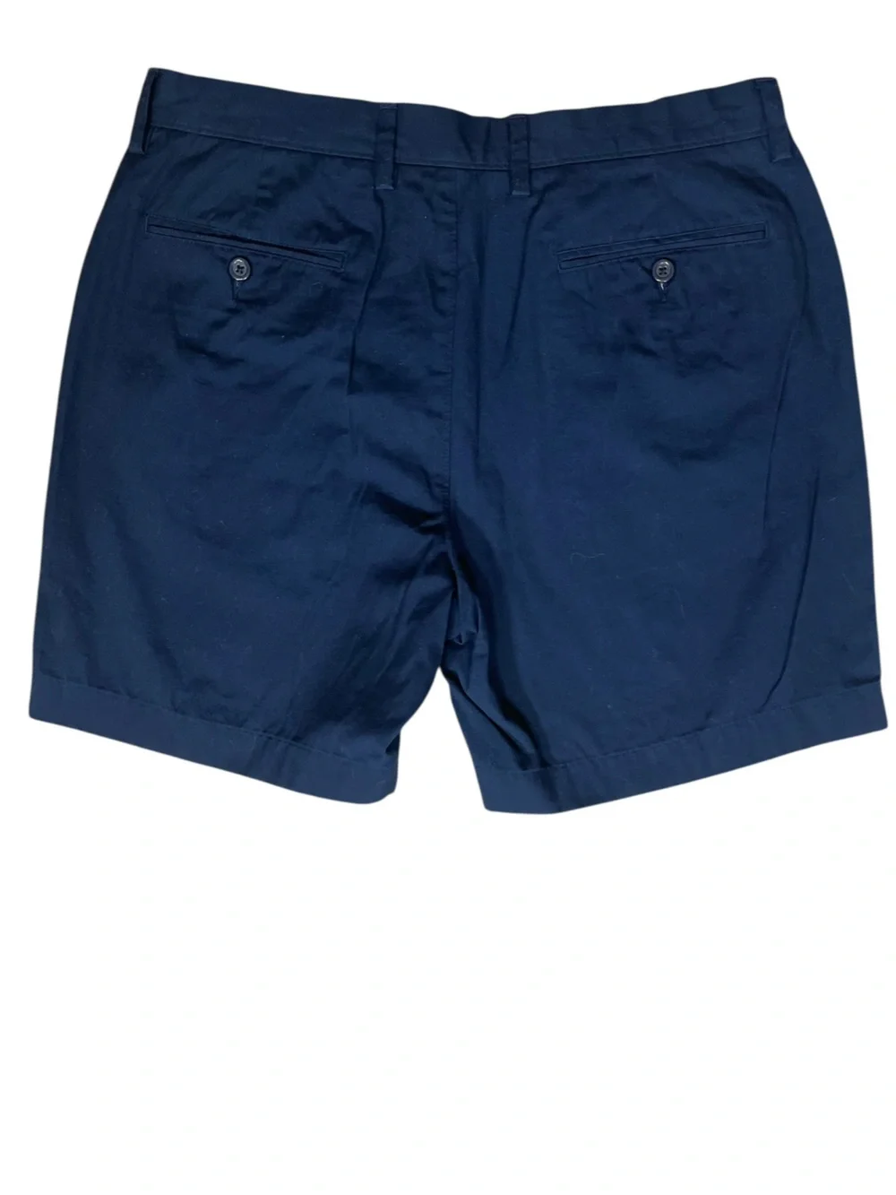 J. Crew Reade Flat Front 7” Navy Cotton Chino Shorts